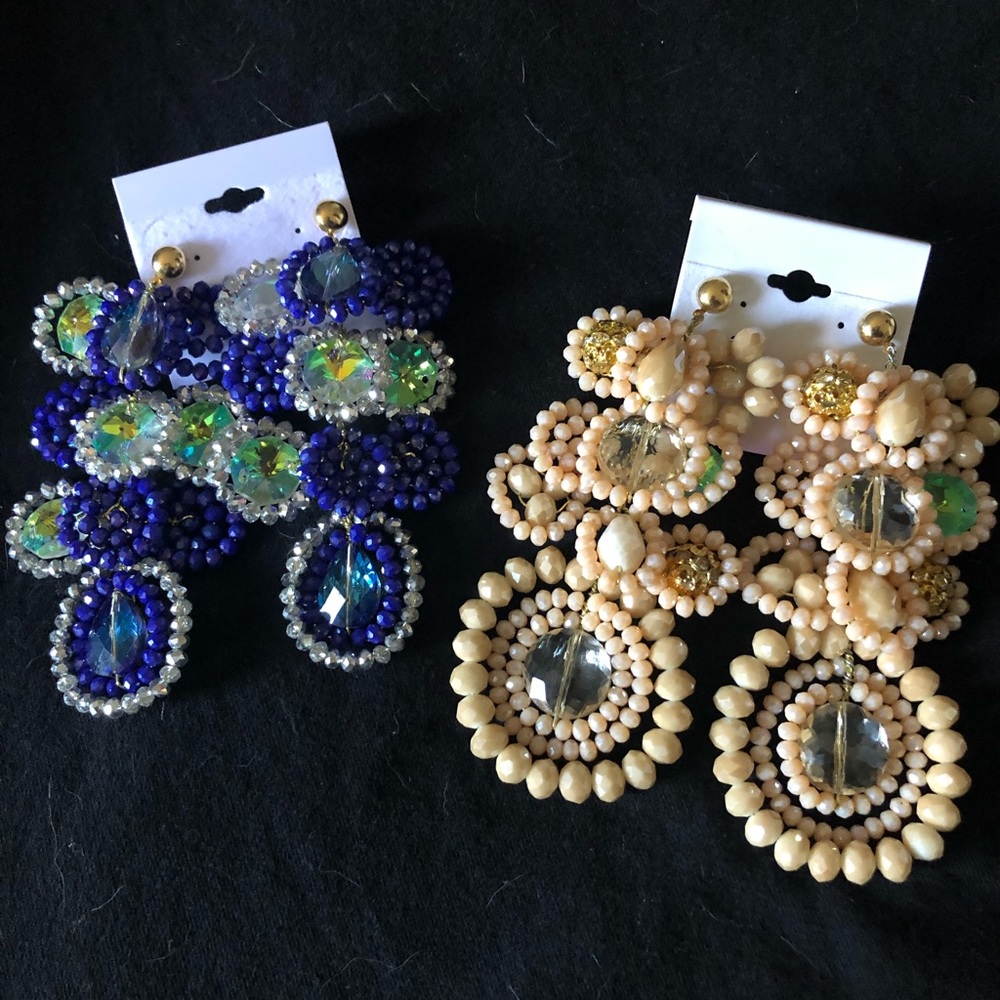 Artesanal earrings never used